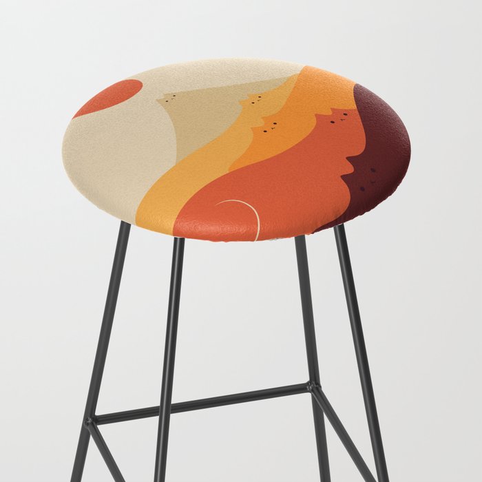 Cat Landscape 87 Stool Gallery Image 2
