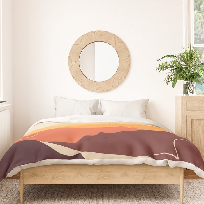 Cat Landscape 87 Duvet Cover Gallery Image 3