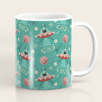 Atomic Cats in Space - ©studioxtine Coffee Mug Gallery Image 1