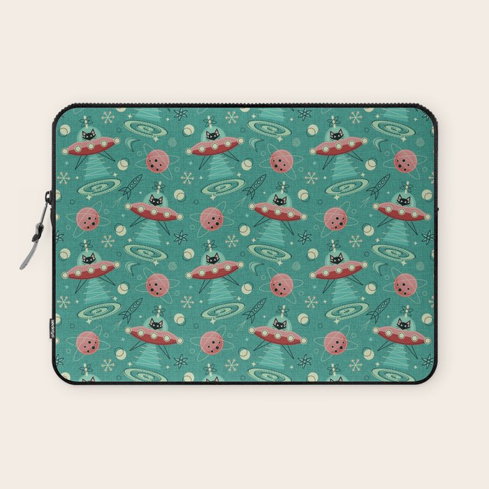 Atomic Cats in Space - ©studioxtine Laptop Sleeve Gallery Image 1