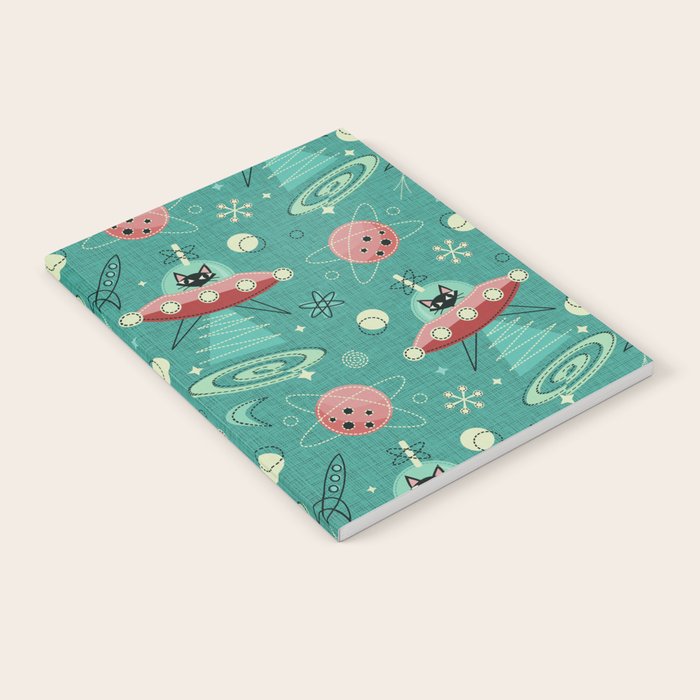 Atomic Cats in Space - ©studioxtine Notebook Gallery Image 1