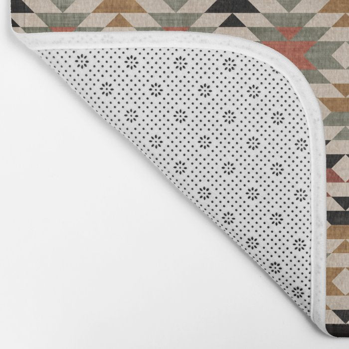 Southwestern Boho Prints Bath Mat Gallery Image 2