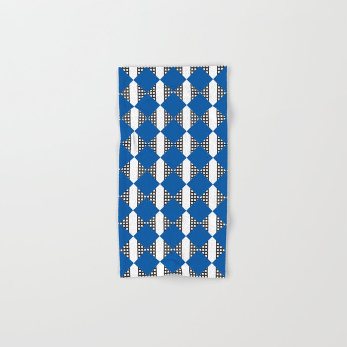 Modern boho (sapphire blue) Bath Towel Gallery Image 1