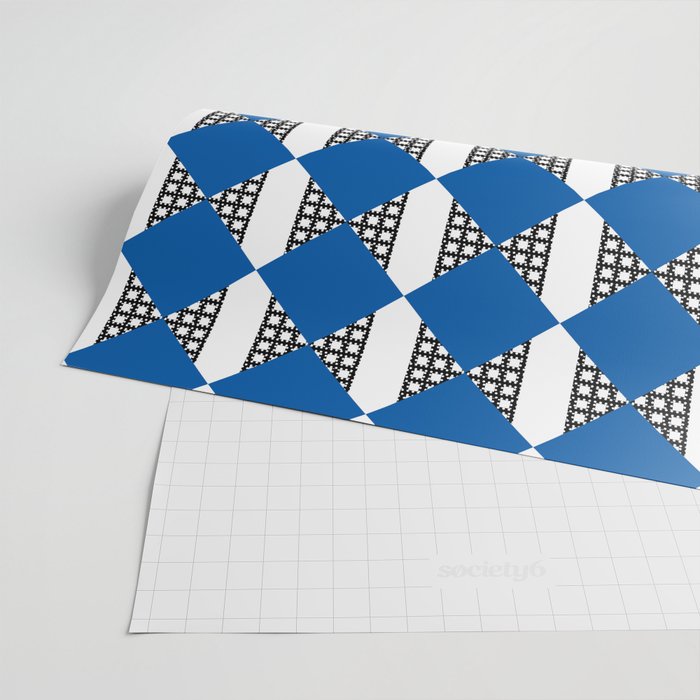 Modern boho (sapphire blue) Wrapping Paper Gallery Image 2