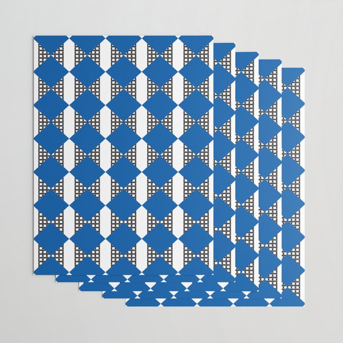 Modern boho (sapphire blue) Wrapping Paper Gallery Image 3