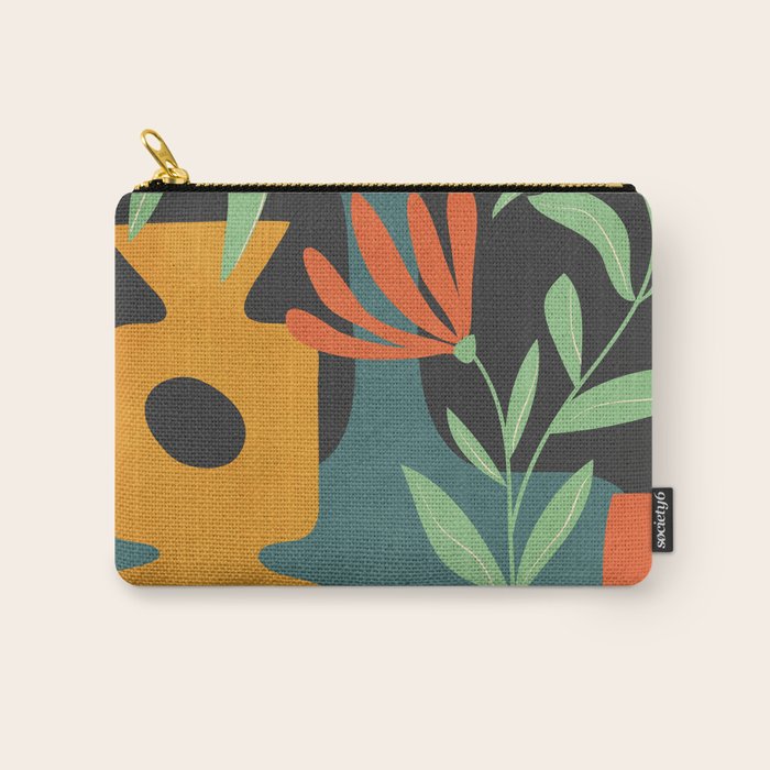 Shapes in Bloom 1 Carry All Pouch Gallery Image 1