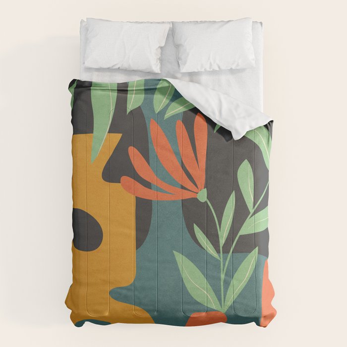 Shapes in Bloom 1 Comforter Gallery Image 1
