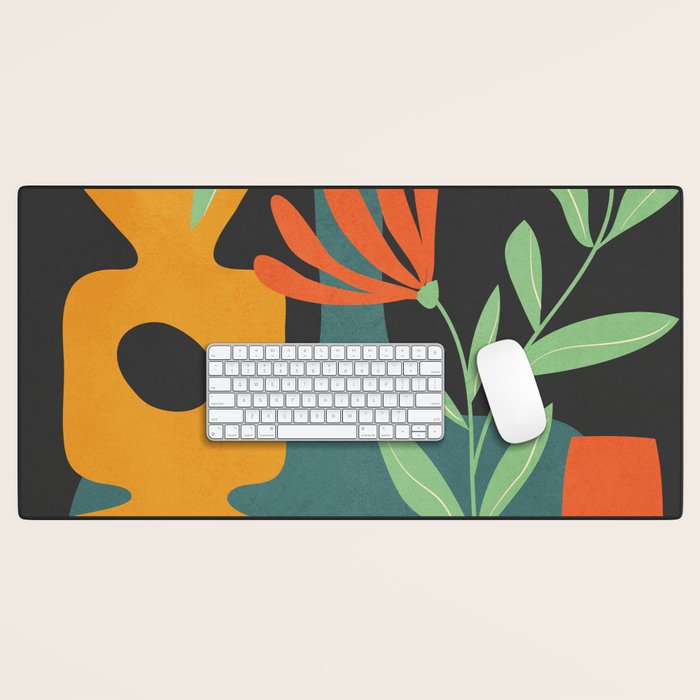 Shapes in Bloom 1 Desk Mat Gallery Image 1