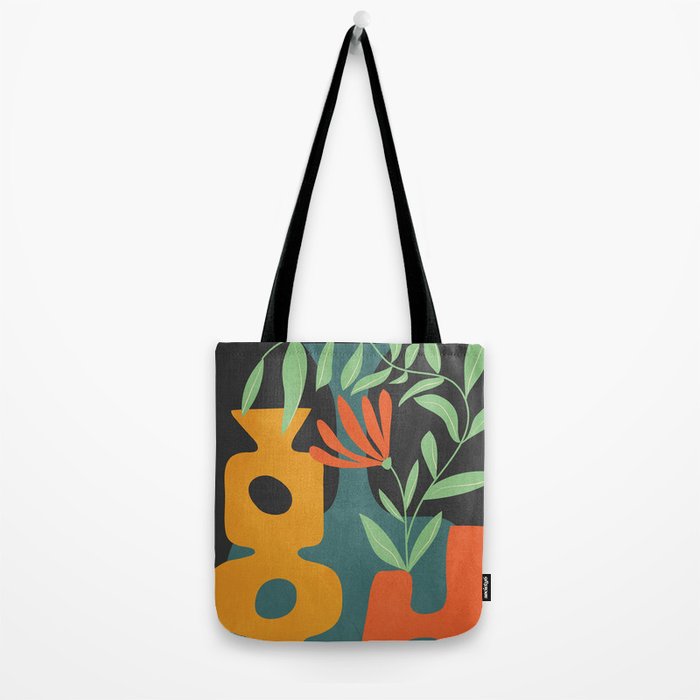 Shapes in Bloom 1 Tote Bag Gallery Image 2