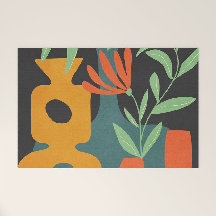 Shapes in Bloom 1 Welcome Mat Gallery Image 1