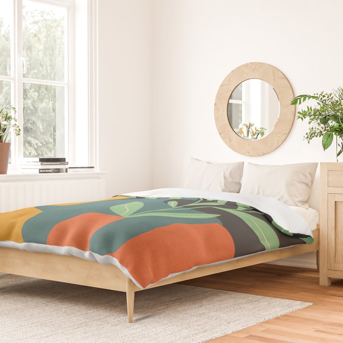 Shapes in Bloom 1 Duvet Cover Gallery Image 2