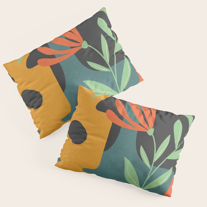 Shapes in Bloom 1 Pillow Sham Gallery Image 3