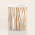 Tiger Stripes In Neutral Coffee Mug Gallery Image 4