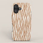 Tiger Stripes In Neutral iPhone Case Gallery Image 1