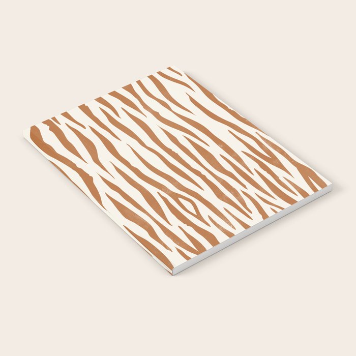 Tiger Stripes In Neutral Notebook Gallery Image 1