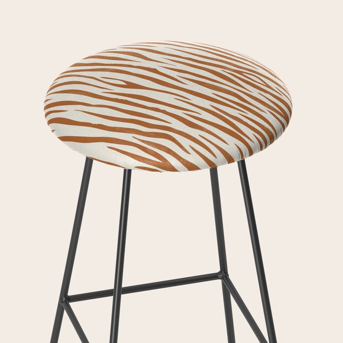 Tiger Stripes In Neutral Stool Gallery Image 2