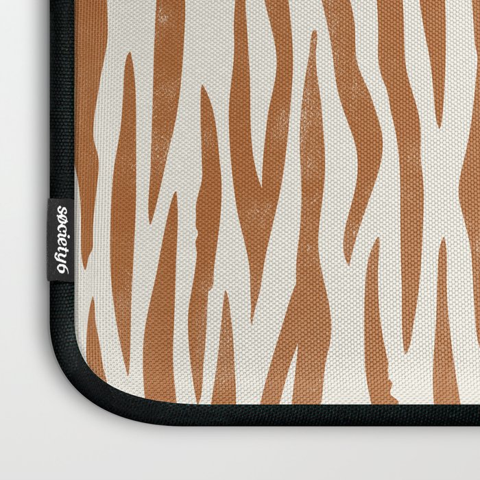 Tiger Stripes In Neutral Laptop Sleeve Gallery Image 3