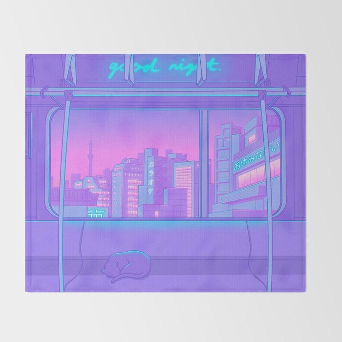 Good Night Throw Blanket Gallery Image 2