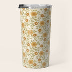 Eloise Floral - Gold Travel Mug Gallery Image 3
