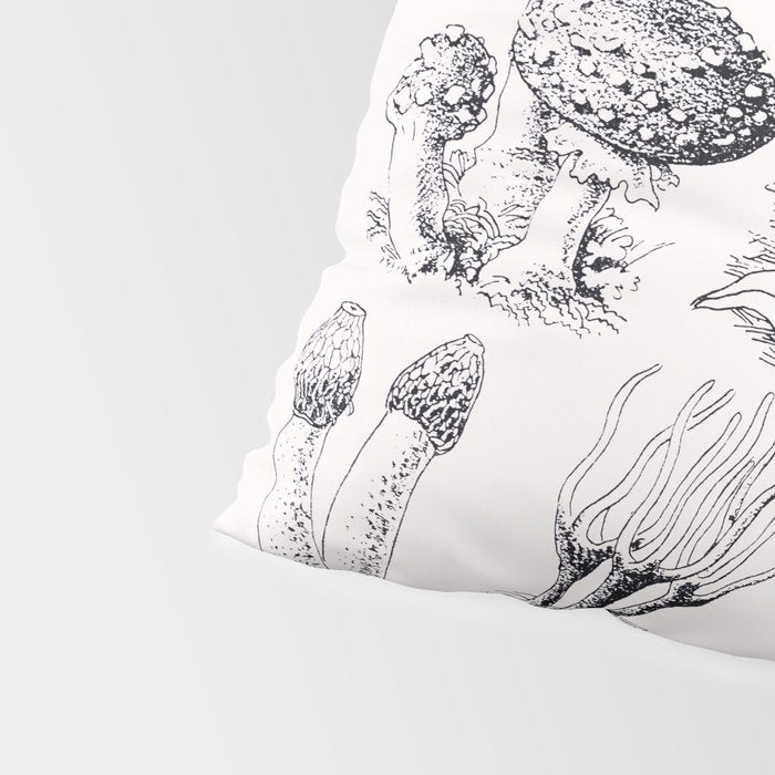 Mushroom Collection Pillow Sham Gallery Image 4