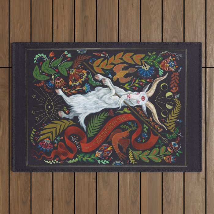 The Harbinger of Bad Feelings Outdoor Rug Gallery Image 1