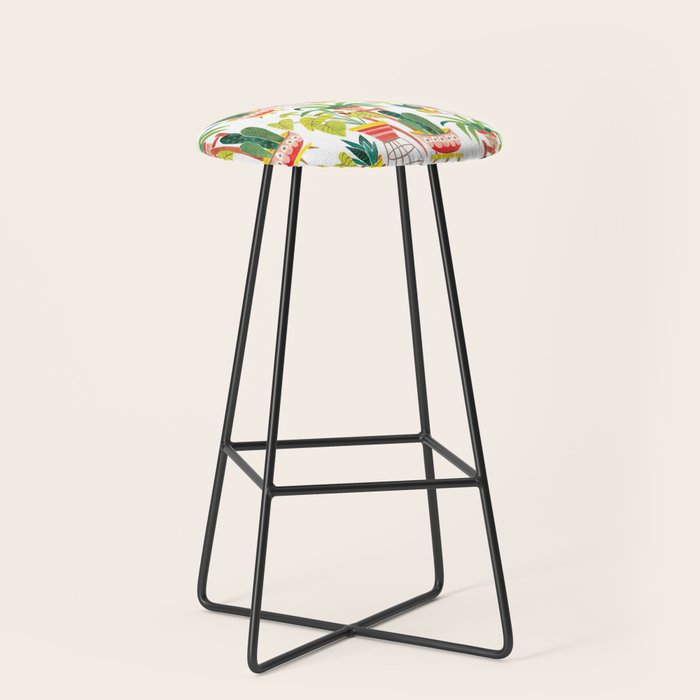 Happy Plants Happy Home Stool Gallery Image 1