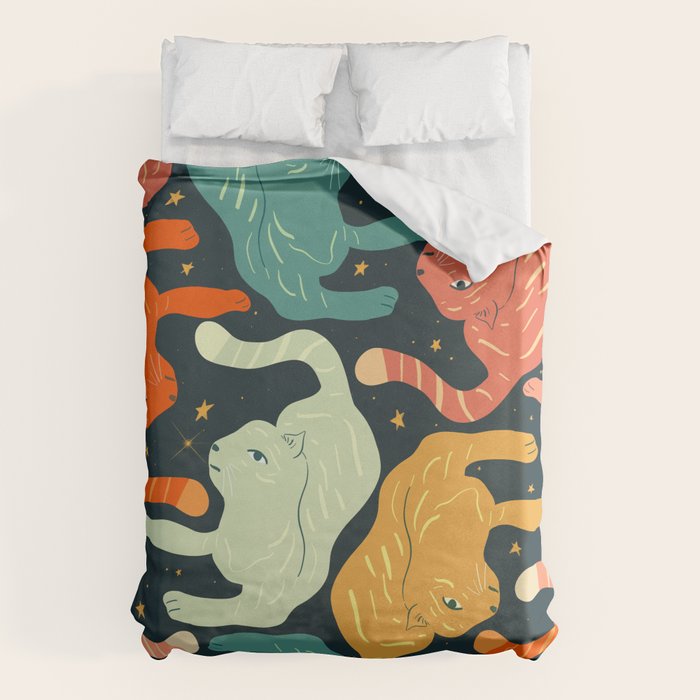 Tigers in the sky Duvet Cover Gallery Image 6
