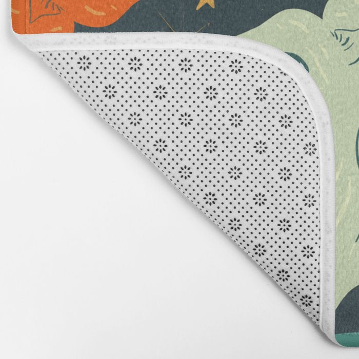Tigers in the sky Bath Mat Gallery Image 2