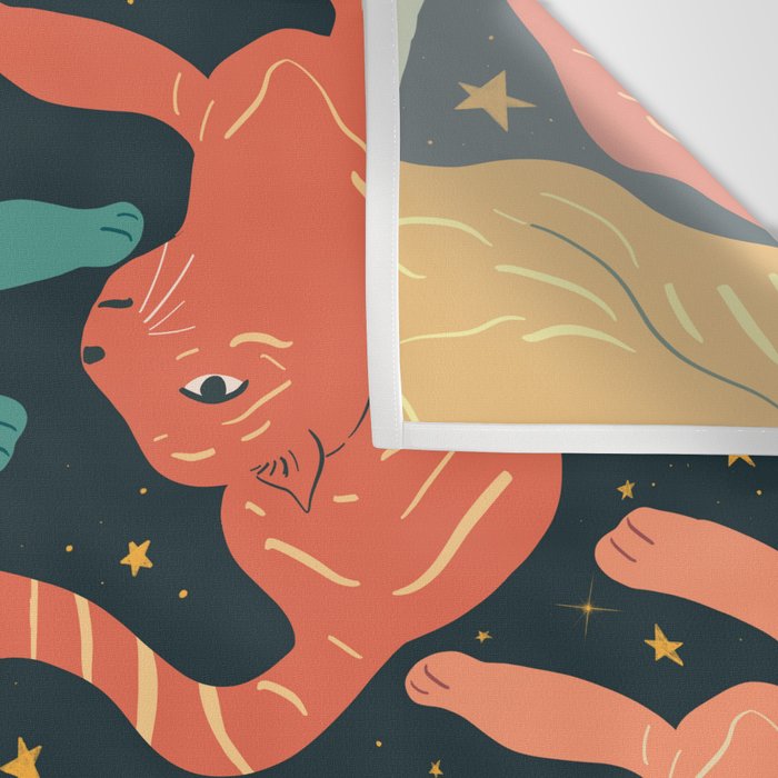 Tigers in the sky Wall Tapestry Gallery Image 3