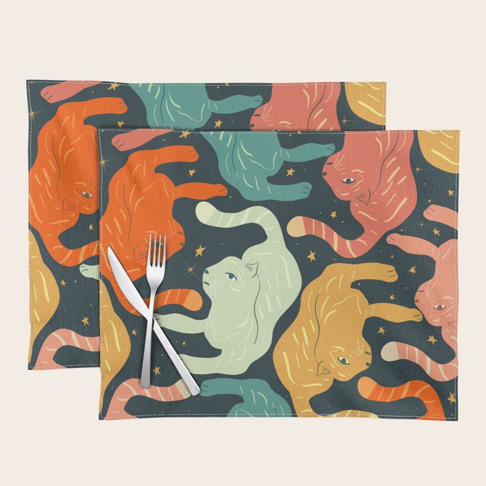 Tigers in the sky Placemat Gallery Image 1