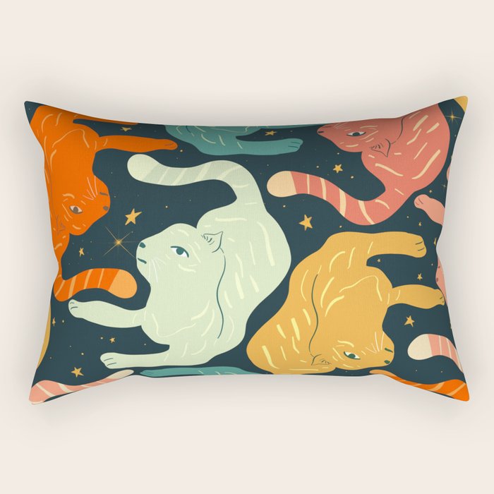 Tigers in the sky Rectangular Pillow Gallery Image 1