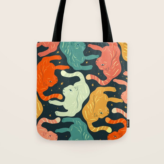 Tigers in the sky Tote Bag Gallery Image 1