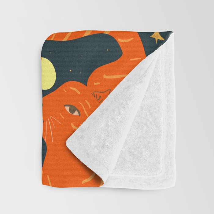 Tigers in the sky Throw Blanket Gallery Image 3