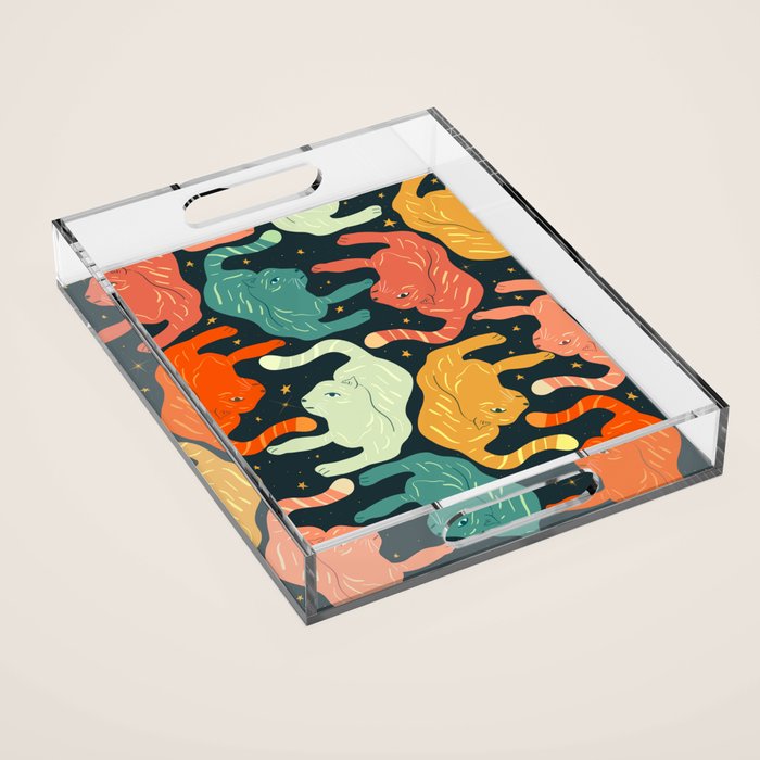 Tigers in the sky Acrylic Tray Gallery Image 1