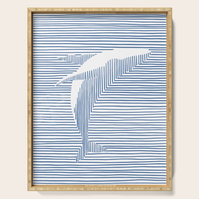 Whale Splash Serving Tray Gallery Image 1