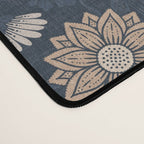 Mums and Vines Floral Burgundy Blues Desk Mat Gallery Image 4
