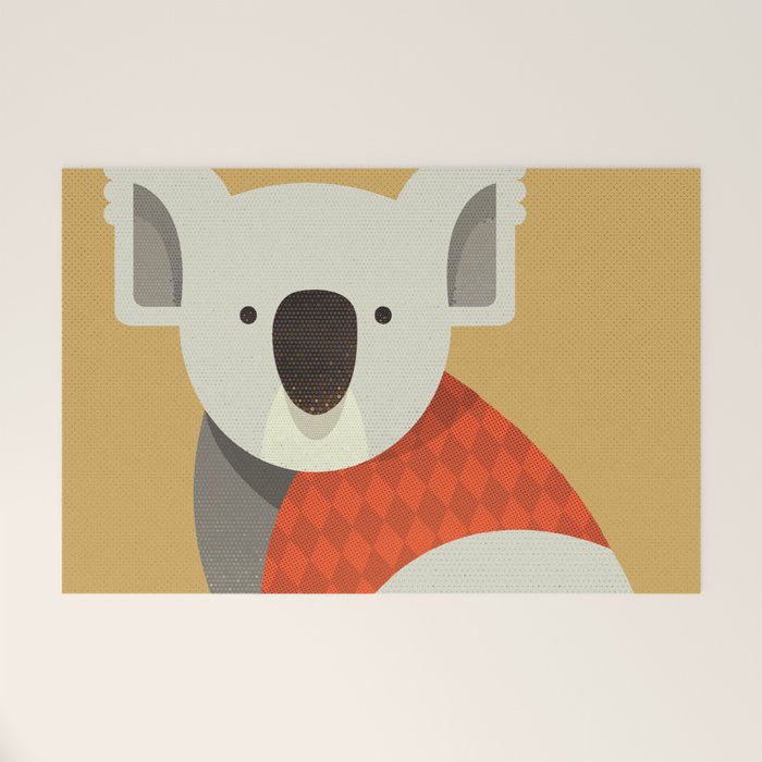 Hello Koala Welcome Mat Gallery Image 1