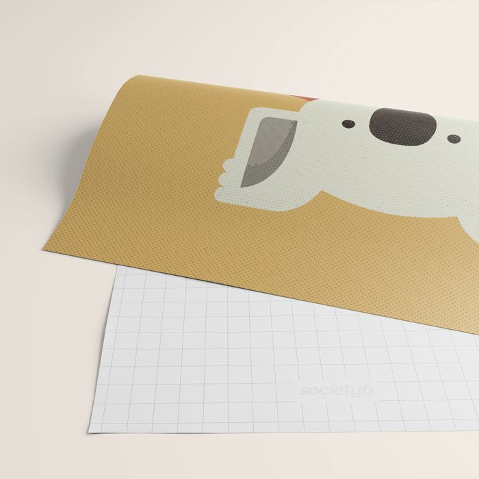 Hello Koala Wrapping Paper Gallery Image 2