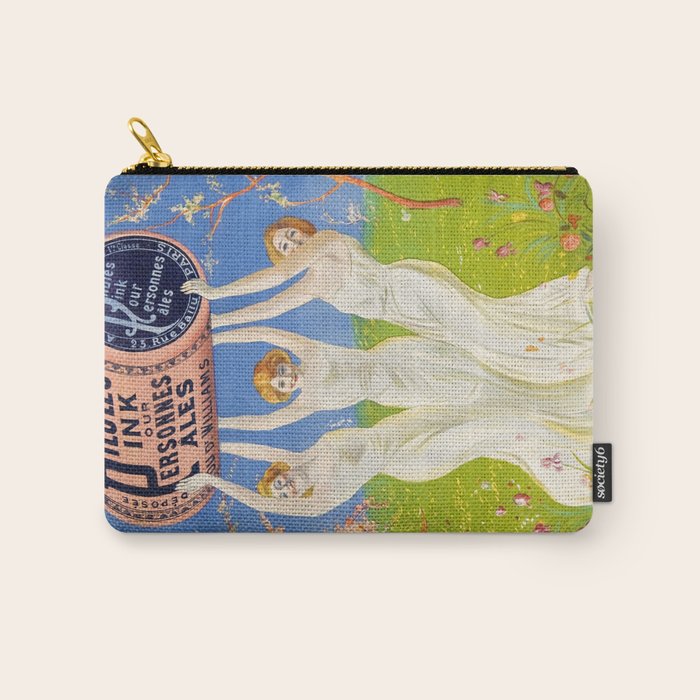 Antique Ad Poster Pink Pills for Pale People Carry All Pouch Gallery Image 1