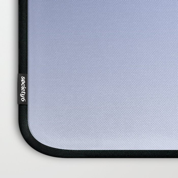Dreamy Blue Lavender Ombre Gradient Laptop Sleeve Gallery Image 3