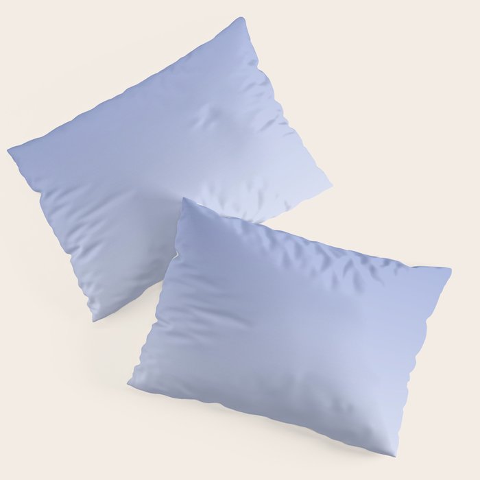 Dreamy Blue Lavender Ombre Gradient Pillow Sham Gallery Image 3