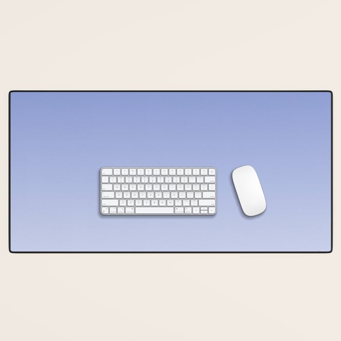 Dreamy Blue Lavender Ombre Gradient Desk Mat Gallery Image 1