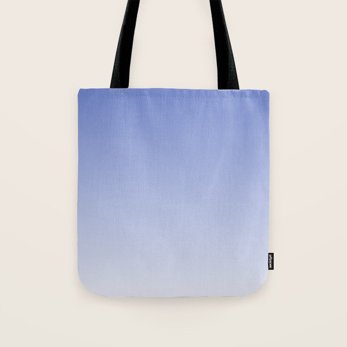 Dreamy Blue Lavender Ombre Gradient Tote Bag Gallery Image 1