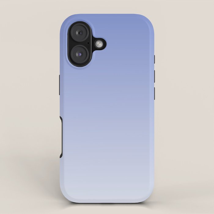 Dreamy Blue Lavender Ombre Gradient iPhone Case Gallery Image 1