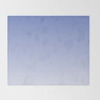 Dreamy Blue Lavender Ombre Gradient Throw Blanket Gallery Image 2
