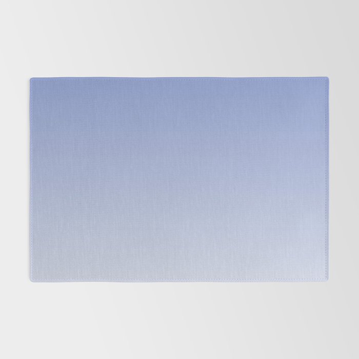 Dreamy Blue Lavender Ombre Gradient Rug Gallery Image 2