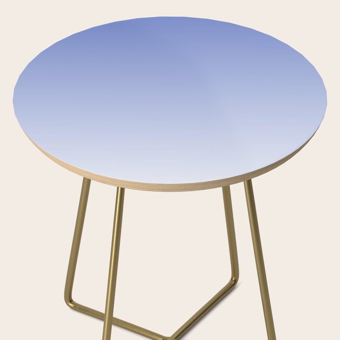 Dreamy Blue Lavender Ombre Gradient Side Table Gallery Image 2