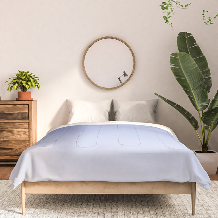 Dreamy Blue Lavender Ombre Gradient Comforter Gallery Image 3