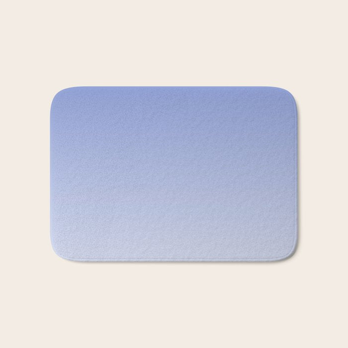 Dreamy Blue Lavender Ombre Gradient Bath Mat Gallery Image 1