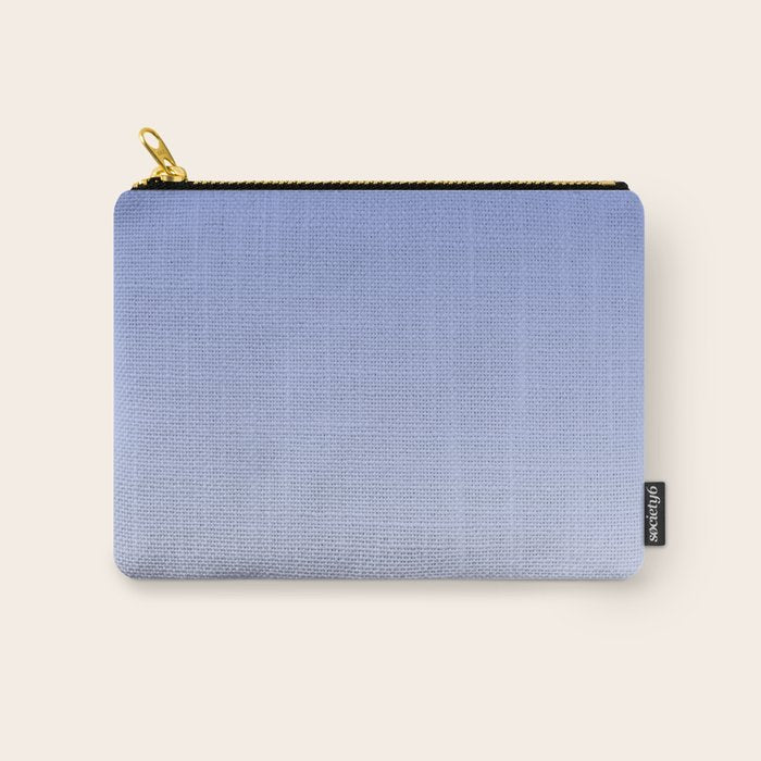 Dreamy Blue Lavender Ombre Gradient Carry All Pouch Gallery Image 1